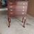 Chest Silverwear Chest or Jewelry Chest Mahogany Queen Ann Legs 10 thumbnail