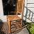 Antique Sewing Rocking Chair with Acorn Finials porch rocker 1 thumbnail