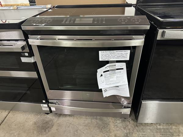 New GE Profile Induction Stainless Slide-in Electric Range 1