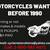 MOTORCYCLES WANTED *BEFORE 1990* 🏍 CALL: 1-800-581-8071 14 thumbnail