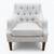 Madison Park Gray Button Tufted Accent Armchair 5 thumbnail