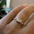 White Gold Ring (Size 5) with 3 Natural Diamonds Stones 3 thumbnail