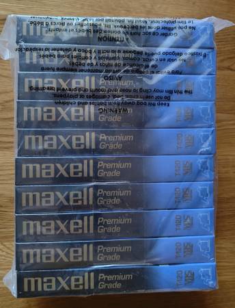 Maxell 10pk VHS Cassette Standard Grade T-120 - 10 Pack 1