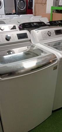 Lg mega capacity washer and dryer set 1