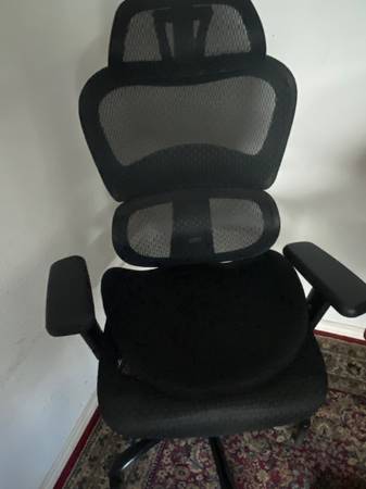 WORKS GREAT! High-end Ergonomic Mesh Office Adjustable Chair $80 - $80 (North Dallas)63471229086211120