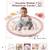 Baby Play Gym Mat, Tummy Time Activity Mat with 7 Detachable Toys and 12 Milesto 2 thumbnail