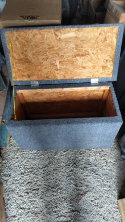Custom Carpeted Boxes for Storage or Boat - $40 (South Austin)63471405150723124