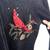 Vintage Christmas Sweater Cardinals Kitschy Embellished Sequins Sz L 5 thumbnail