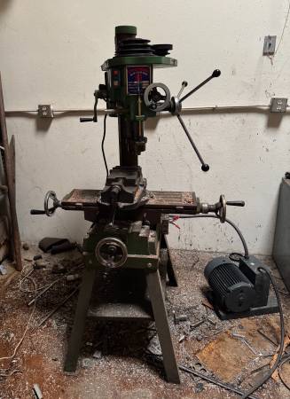 VINTAGE WORKING 1970s Champion GL-30B Drilling and Milling Machine 1