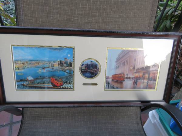 Professionally Framed Pittsburgh Pictures 1