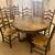 French Country Dining Set: 48” table + 3 leaves, 6 chairs, 2 pc Hutch 1 thumbnail