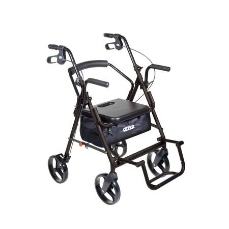 Duet Rollator/Transport Chair, 8" Casters Item # 795BK 1