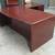 Commercial Grade L Shaped Desks In Cherry & Walnut Wood Or Laminate 8 thumbnail