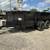6X12 LOWBOY DUMP TRAILERS WITH TARP! NEW! 3 thumbnail