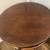 Vintage Round Mahogany Pedestal Table With Metal Claw Feet And Drawer 9 thumbnail