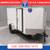 2025 Interstate 6 X 12 Victory VNose Enclosed Cargo Trailer White 1 thumbnail