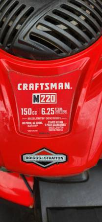 Craftsman m220/150cc - $175 (Henniker)63470910021635121