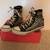 Girls Gotta Flurt Size 5.5M Black Wildlife Hi Top Lace-up Shoes 2 thumbnail