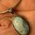 Such an Elegant Sterling Silver Necklace a Big Natural Turqouise Stone 4 thumbnail