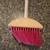Small wood broom red bristles 8 thumbnail
