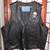 Element extra large embroidered leather skull and crossbones vest 1 thumbnail