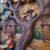 Carved Wood Village Art 4 thumbnail