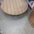 Teak round coffee table Restoration Hardware 3 thumbnail