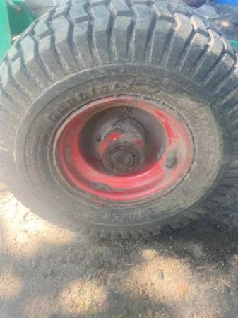 TWO (2) BOBCAT RANSOMES 48 INCH MOWER REAR WHEELS 13x6.50-6 NHS - $12563440201609731122