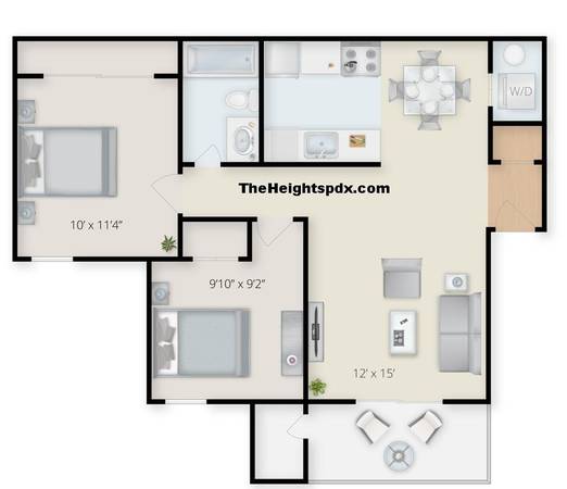 EV Charging | Assigned Parking | Washer/Dryer | W/S/G/Parking PAID 1