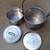 Priscilla Ware Antique Aluminum Coalminers Lunch Pail Set 1 thumbnail