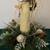 NEW- Snowman with Wreath and Metal Snowflake Arrangement/Centerpiece 2 thumbnail