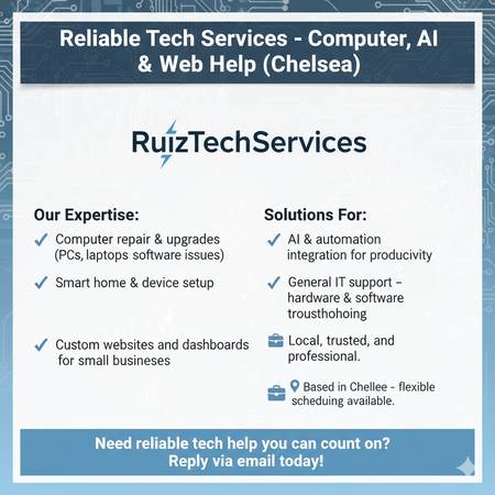 Reliable Tech Services – Computer, AI & Web Help 1