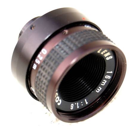 16mm f1.6 COSMICAR WIDE ANGLE C-MOUNT  LENS 1