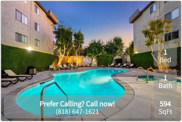 Incredible space. Inviting location. 1 bd 1 ba. Make a home with us! 1