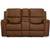 FLEXSTEEL HENRY BEIGE LEATHER POWERED DUAL RECLINER LOVESEAT 5 thumbnail