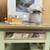Large Hand-painted Nightstand Side Table with Drawer and Shelves 6 thumbnail