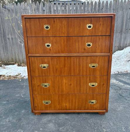 Drexel Passage Collection Campaign Chest of Drawers. 1