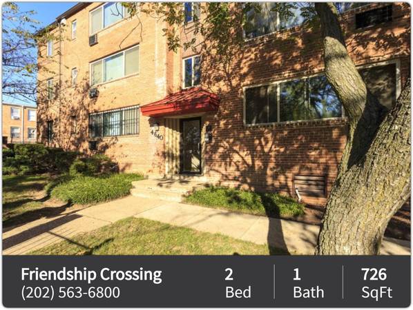 $1,399 / 2br - 726ft2 - Stay warm! In-unit heating provided at Friendship Crossing! (Washington - Congress Heights)63779327914627121