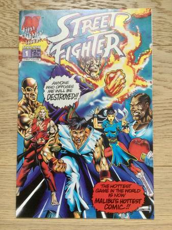 Malibu Comics Street Fighter 1 1