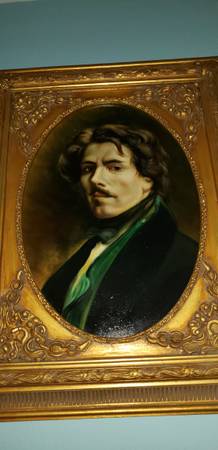Oil Painting of Eugene De Lacroix 1