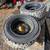 Skid Steer set of 4 Tires and Wheels 2 thumbnail