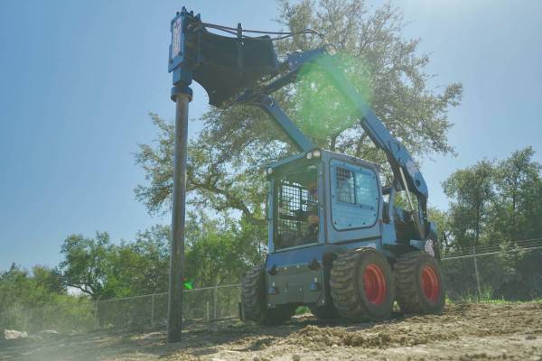 SKID STEER - TEXAS POST DRIVERS - FREE SHIPPING - LIFETIME WARRANTY! 1