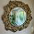 35" Round Leaf Espejo beveled mirror 4 thumbnail
