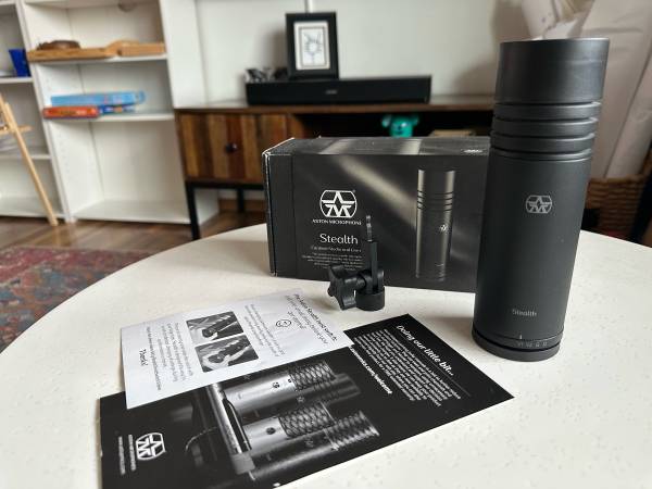 Micrófono Aston Stealth Active Dynamic 4 Voice con preamplificador clase A integrado MIN - $100 (Wasilla / Anchorage)63470286519681121