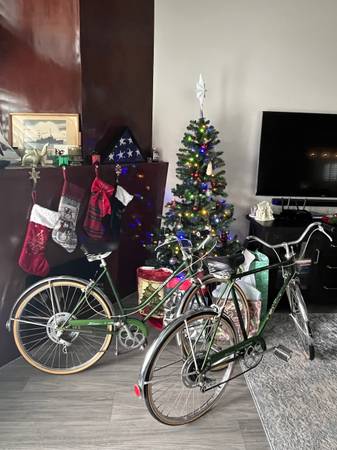 HIS & HERS PAIR  1972 CHICAGO SCHWINN 5 SPEEDS 1