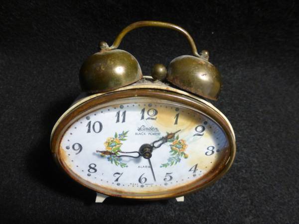 Vintage Linden Black Forest West Germany Alarm Clock 1