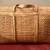 Large Straw Briefcase or Beach Bag or Decorative Home Storage 3 thumbnail