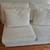 SOFA LOVESEAT COUCH ARMLESS MINT CONDITION IVORY 54W 36D 28H 2 thumbnail