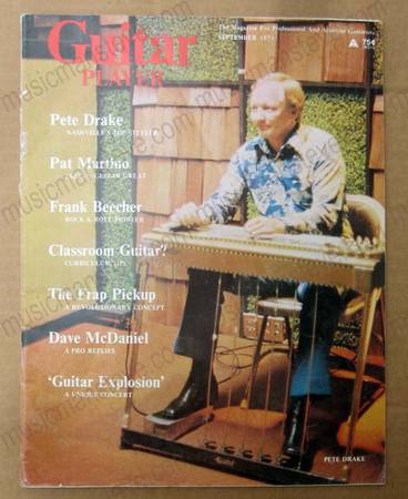 GUITAR PLAYER Magazine..Sep 1973 - PETE DRAKE, Pat Martino 1