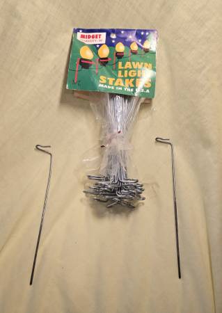 8” Steel Mini-Light lawn Stakes – Bundles of 50 - $5.00 per bundle 1
